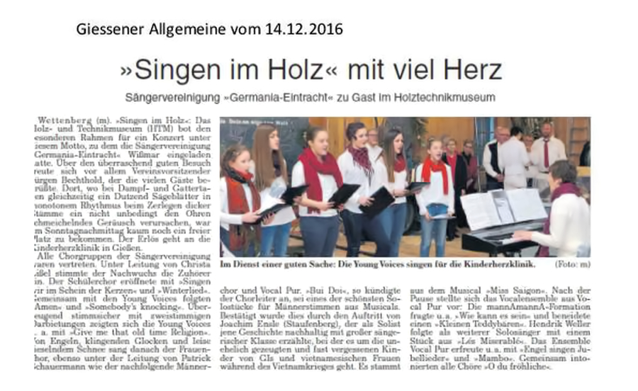 Singen im Holz 2016